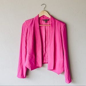 Bright Pink Silk Blazer